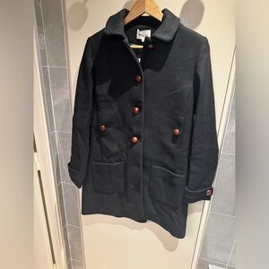 Sezane Manteau Ringo - Size 36 -Black